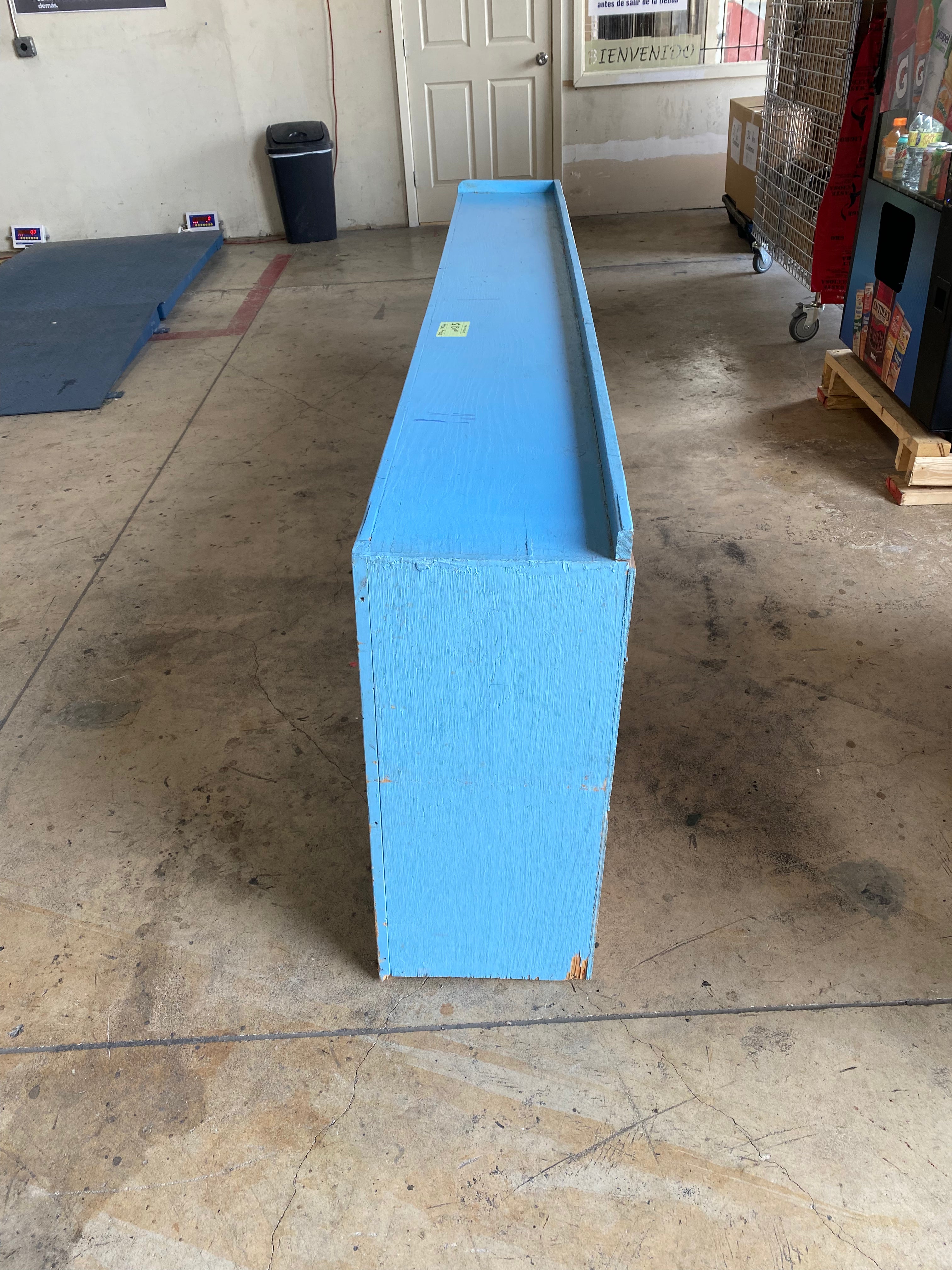 Blue Long Shelf Lone Star Sales