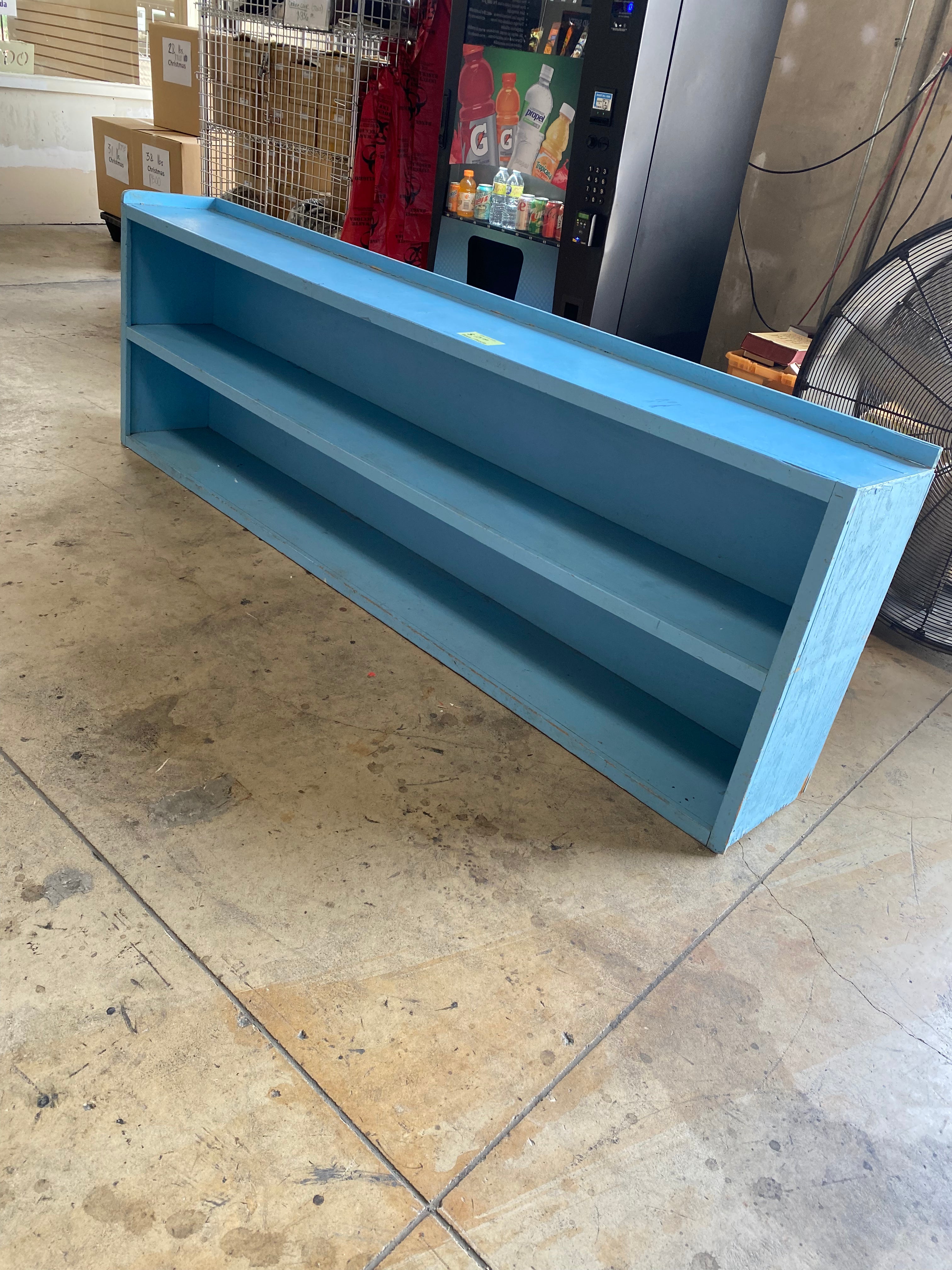 Blue Long Shelf Lone Star Sales