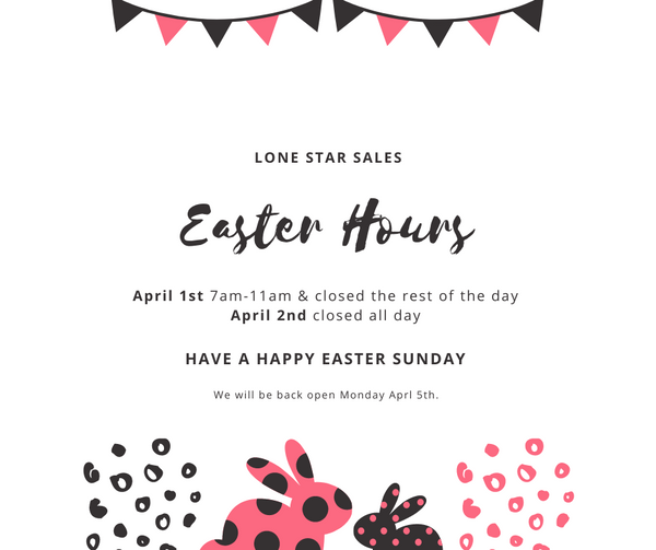 Easter Hours / Horario de Pascua