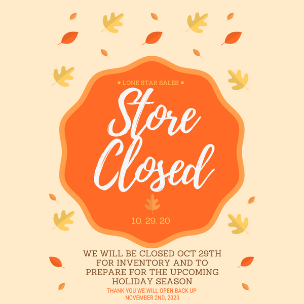 Closed October 29th