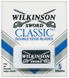 WILKINSON SWORD DOUBLE EDGE BLADES 5 CT