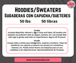 Hoodies and Sweaters Bale 50lb