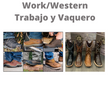 Costal de Zapatos de Trabajo y Vaquero
